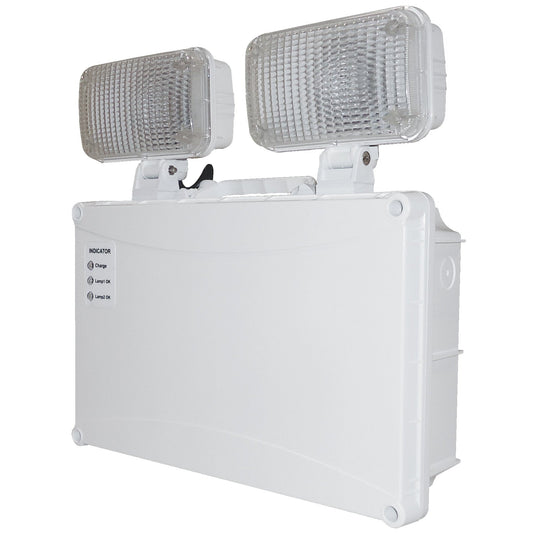 Eterna LEDTWNSPOT IP65 LED Emergency Twinspot Fitting