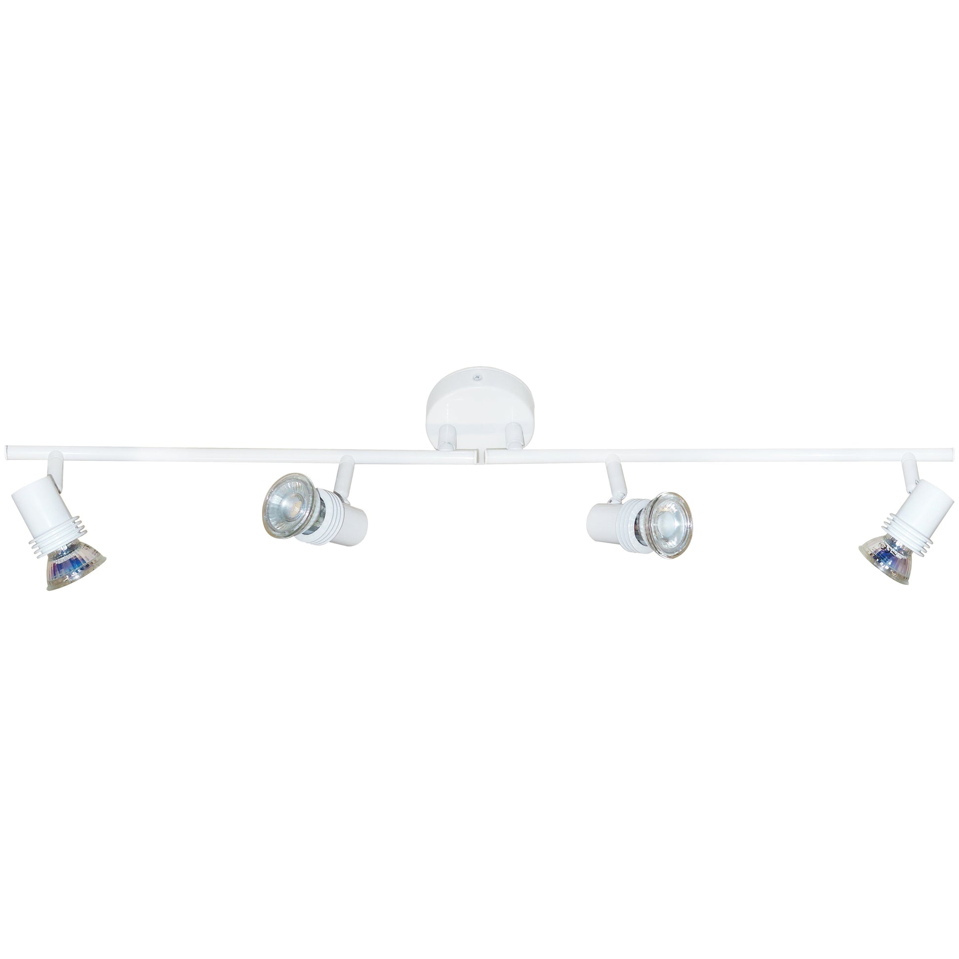 Eterna SPOT4WH GU10 Quad Spotlight Split Bar White